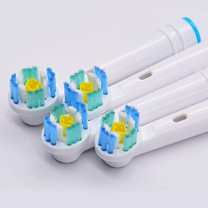 EB18-P Replacement Brush Heads for all Oral-B electric toothbrushes except ultrasonic brushes  4 Pcs Toothbrush Heads EB18P 3D White Replacement Brush Heads A One 100 % Premium Quality