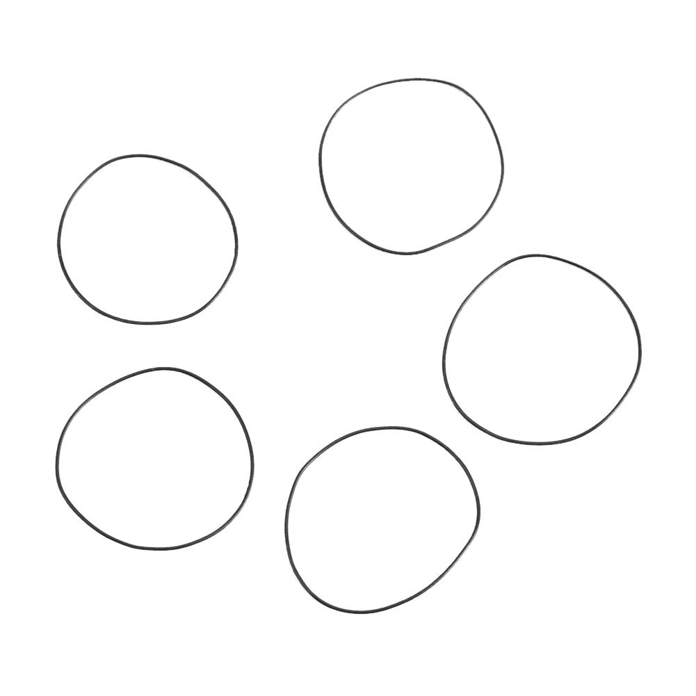 Watch Back O-Ring Gasket 0.5mm (12mm–30mm) – 2 Pcs Same Size Rubber Seal Replacement for Watches | Select Size
