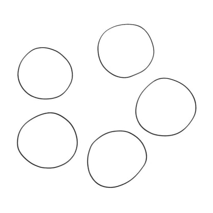 Watch Back O-Ring Gasket 0.5mm (12mm–30mm) – 2 Pcs Same Size Rubber Seal Replacement for Watches | Select Size
