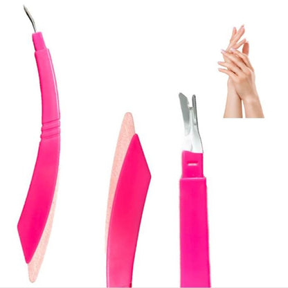 Professional Cuticle Remover with Nail Stone Line Tool – Precision Manicure & Nail Art