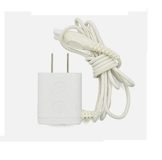 19V Replacement Charger for Braun Silk-épil & FaceSpa Pro – White Power Adapter Compatible with Silk-épil 9, 7, 5 Series & FaceSpa Pro Models