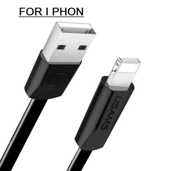2 fit USB charging Cabel for iPhone X 5S 6 6S 7 8 ,i paid USAMS USB Cable for Lighting Fast Charging Cable