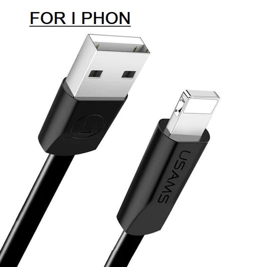 2 fit USB charging Cabel for iPhone X 5S 6 6S 7 8 ,i paid USAMS USB Cable for Lighting Fast Charging Cable