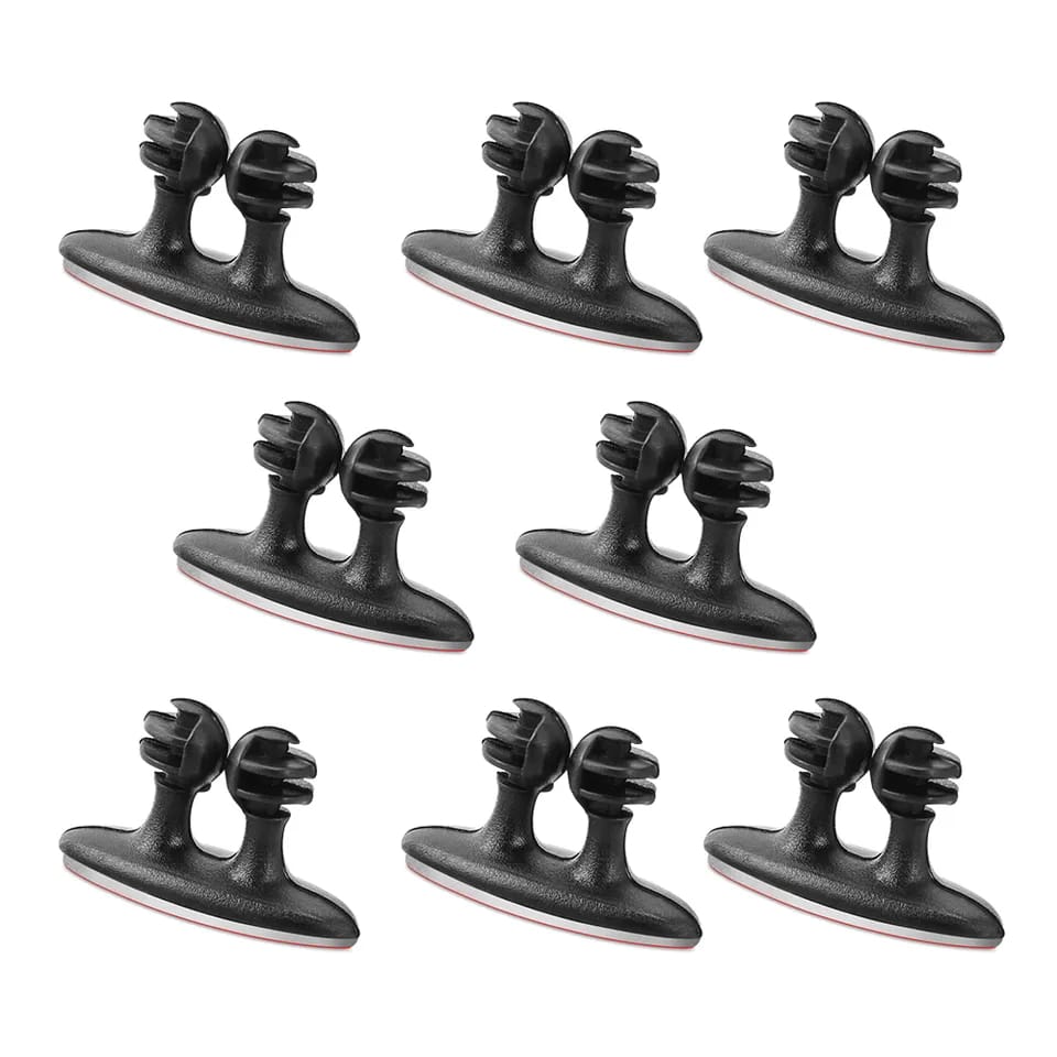 8 pics Car Wire Cable Clip Car Charger Line Clasp Clamp for Car Organizer