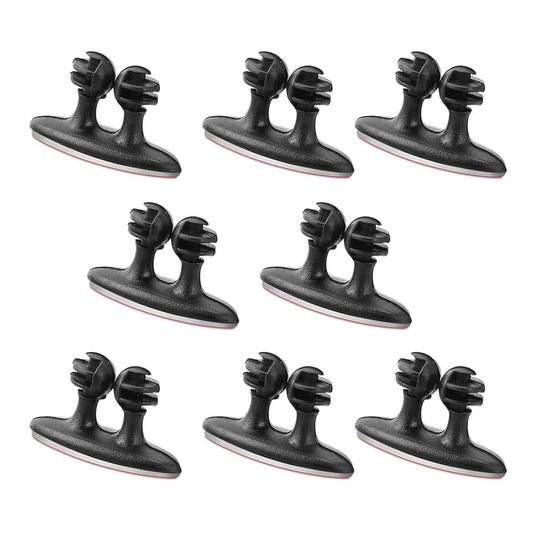 8 pics Car Wire Cable Clip Car Charger Line Clasp Clamp for Car Organizer