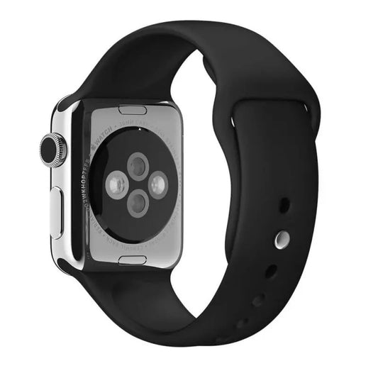 Black i Watch Sport Band Strap  38mm / 40mm / 41mm