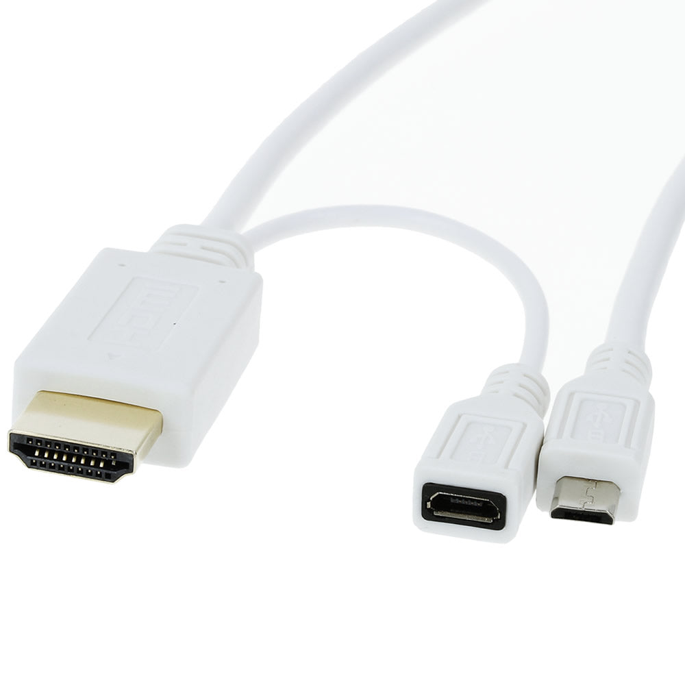 MHL to HDMI converter cable 5 pin micro USB  to hdmi 1 meter