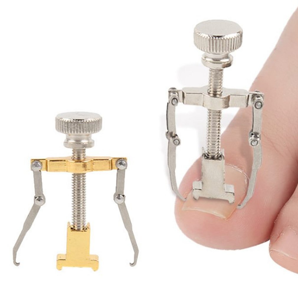Ingrown Toenail Correction Tool Nail Correction Kit Toe Clamp Stainless Steel Toenail Lifter Toes Treatment Pedicure Tool (1 Pc)