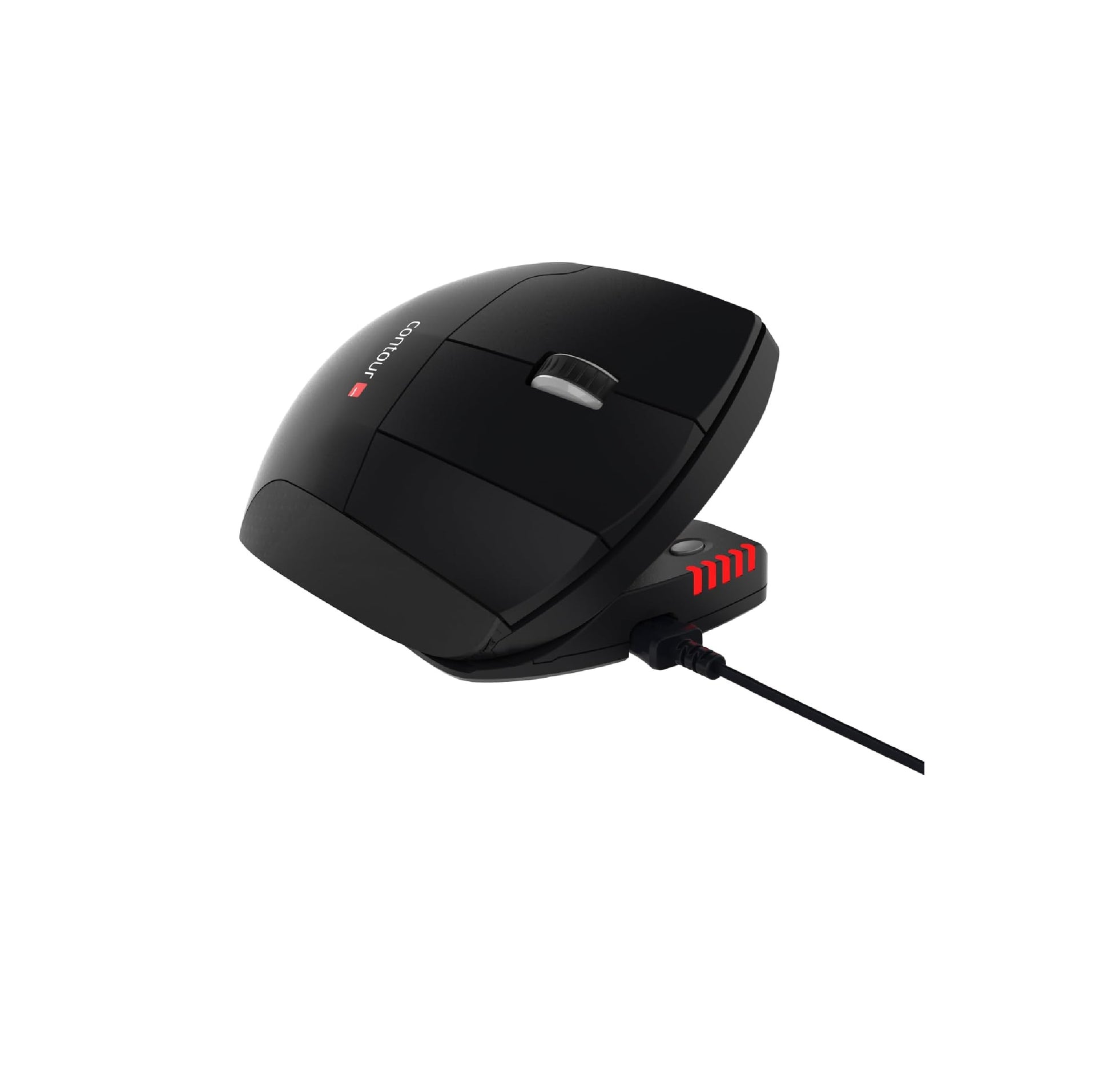 Branded Contour Unimouse Ergonomic Vertical Wired Mouse with Adjustable Thumb Rest for  – 35° to 70° Angle, 6 Buttons