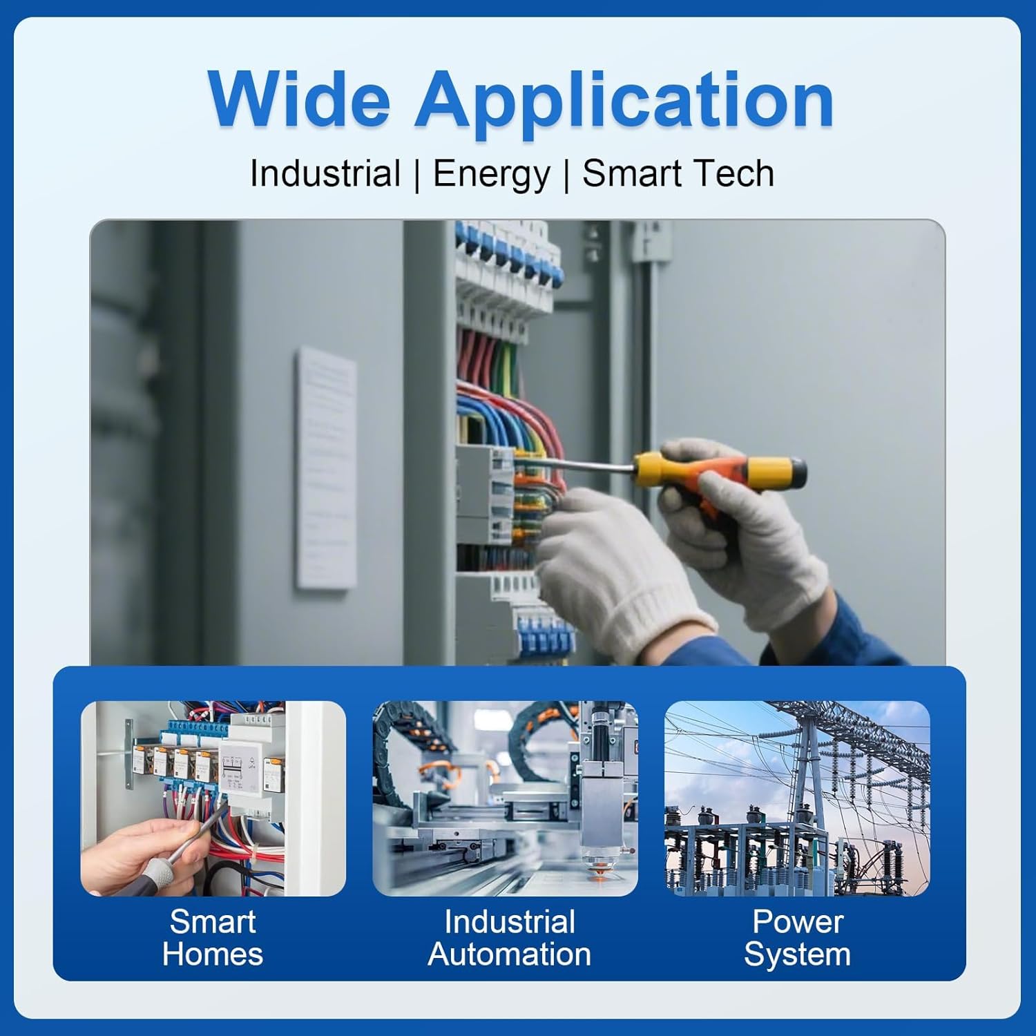 Blue Fully Insulated Female Lucar Spade Crimp Terminal Connectors – Durable Electrical Wire Connectors