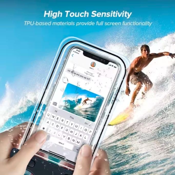 Universal Waterproof Phone Bag Case For Mobile Clear PVC Underwater Waterproof Pouch Cover