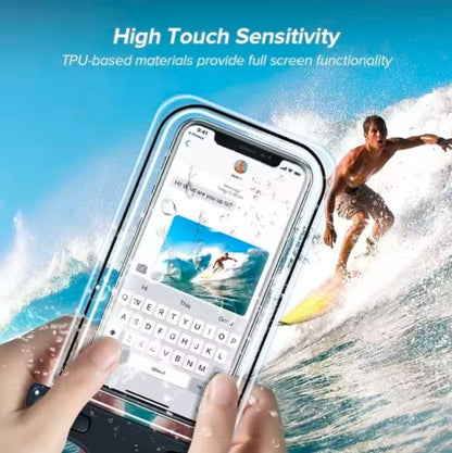 Universal Waterproof Phone Bag Case For Mobile Clear PVC Underwater Waterproof Pouch Cover