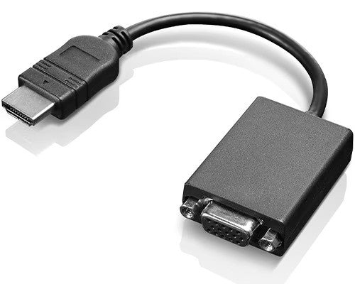 💻 HDMI to VGA Adapter Branded – Supports HD Clear Output for Laptop / Monitor / TFT / LCD / Projector | Universal Compatibility
