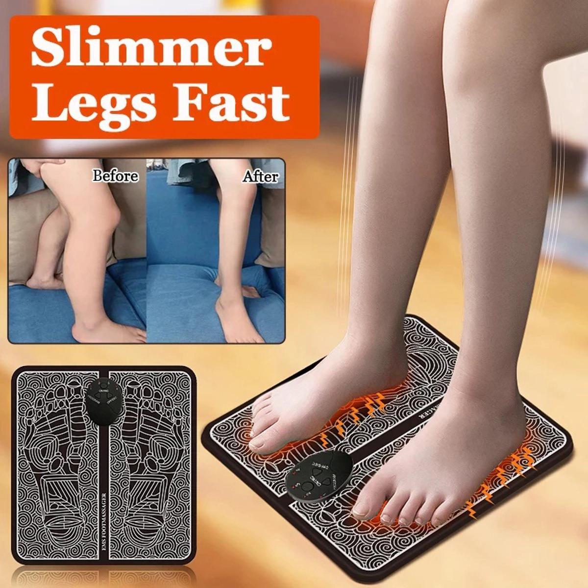 EMS Foot Massager Pad Electric Massage Cushion Foot Physiotherapy Acupuncture Relaxation Electric Muscle Stimulation Mat Trainer