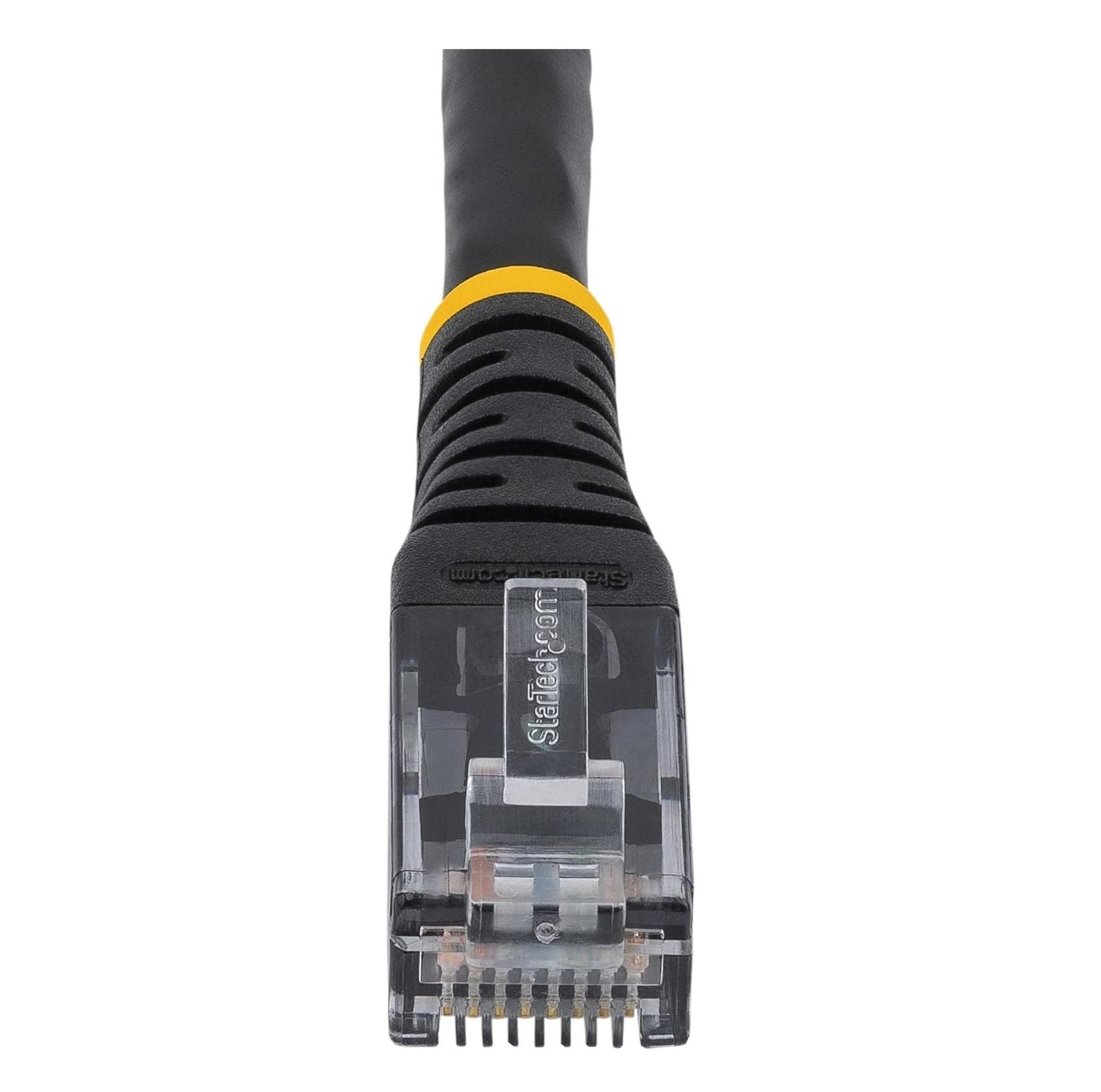 Star Tech Premium 6ft CAT6 Ethernet Cable LSZH – 10Gbps 650MHz RJ45 UTP Network Patch Cord, 100W PoE Support, Snagless with Strain Relief, Black (1.8m)