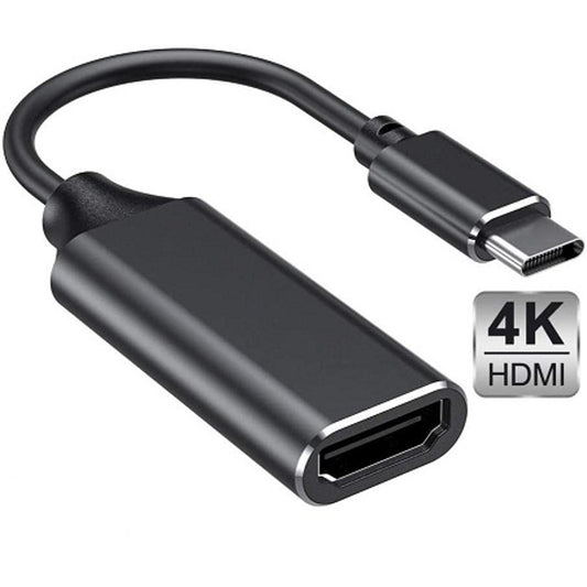 USB C to HDMI Adapter, Type C to HDMI 4K Adapter (Thunderbolt 3 Compatible) with Video Audio Output for Apple MakBook Pro 2018/2017/2016, Note 9/S9/Note 8/S8, Mate 20 & etc