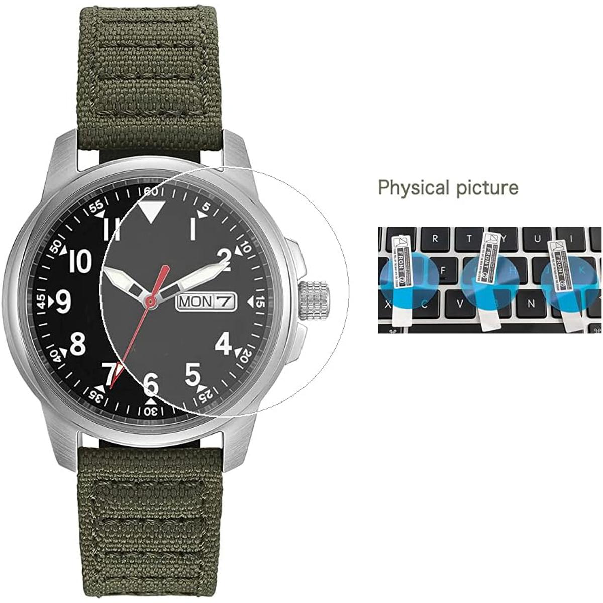 41mm Diameter Watch Screen Protector Smart Watch Universal Round Smart Watch HD PET Screen Protector,Ultra-Thin Anti-Scratch Anti-Fingerprint