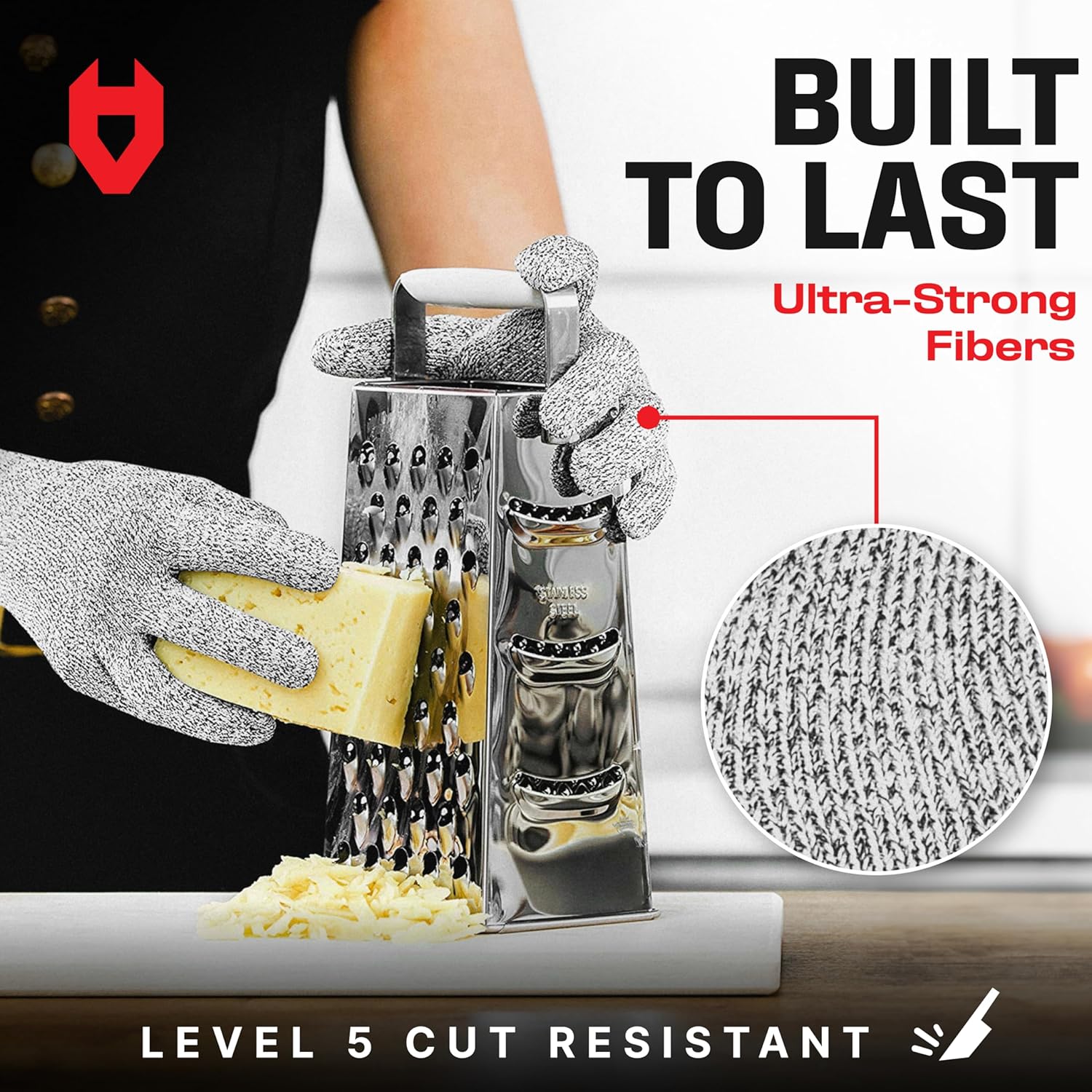 Cut Resistant Gloves Food Grade Safety Kitchen Cuts Gloves High Quality