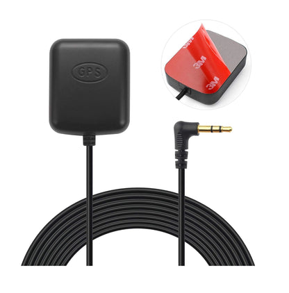 GPS Antenna Waterproof Hidden Adhesive Mount 3.5mm Plug for Car Dash Cam DVR Recorder GPS Tracker Receiver