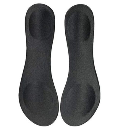Happystep Women Thin Shoe Insoles 20cm – Cushion Pads for High Heels, Pumps, Flats & Sandals, Shock Absorption Heel & Ball Support, Comfortable Black Insoles