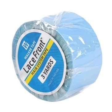 2.54Cm 3 Yards Made in USA Blue Color Strong Lace Front Support Walker Tape For Wig Toupee Double Sided Adhesive Hair System Tape