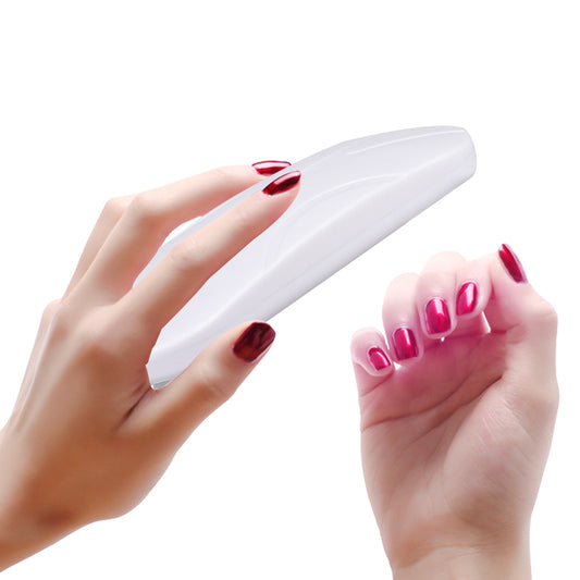 6W Mini Nail Dryer Machine UV LED Lamp Portable USB Nail Curing Light for Gel Polish & Nail Art Home Use Quick Drying Tool