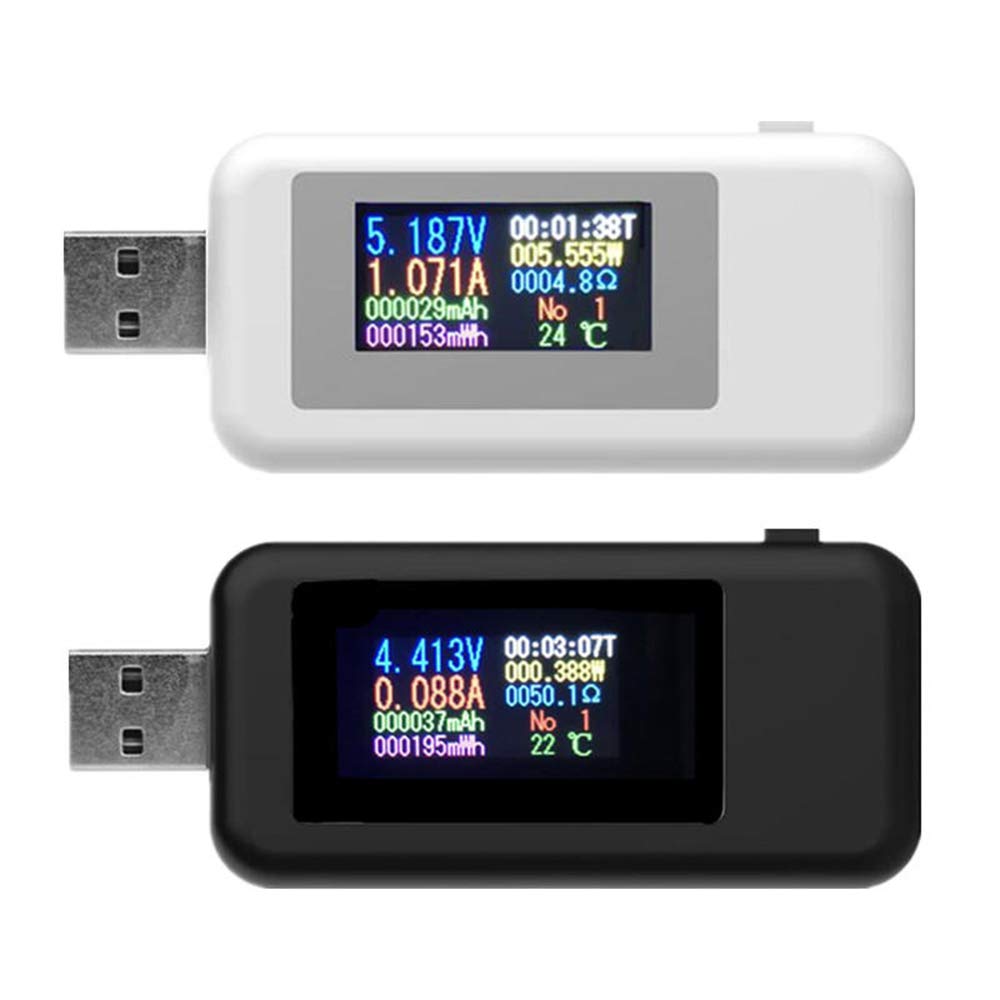KWS-MX18 10 in1 Digital LCD Display USB Tester Voltage Current Tester Power Meter Timing Ammeter USB Charger Tester Voltmeter
