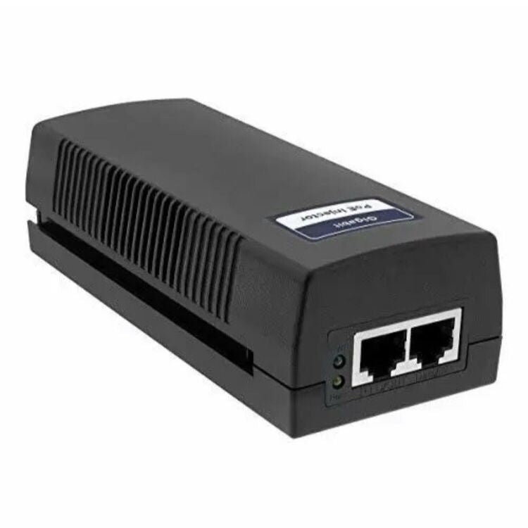 Gigabit 52V 30W PoE+ Injector 802.3at IEEE – Single Port Power over Ethernet Adapter up to 100m for IP Cameras, Access Points & VoIP Devices