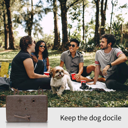 Ultrasonic Anti Barking Device – Long Range 50ft Dog Bark Control Device with 4 Training Modes for Outdoor Use