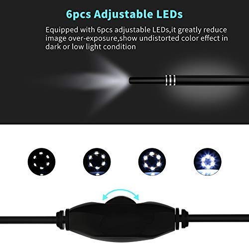🔍 Endoscope Ear Camera 5.5mm USB Type-C – HD Ear Cleaner & Ear Wax Remover (Box Pack New)  Android Type-C | Otoscope with Light | Waterproof Inspection Camera | 1.5m Cable | 4 Tool Heads
