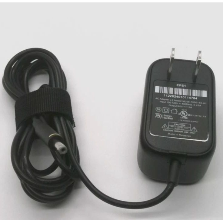 5V 1.5A Power Supply Adapter for Xumo XiOne-SC EPS1 – 100-120V AC Input, Yellow Barrel Plug Charger for Streaming Device, TV Box, Router, LED & Electronics