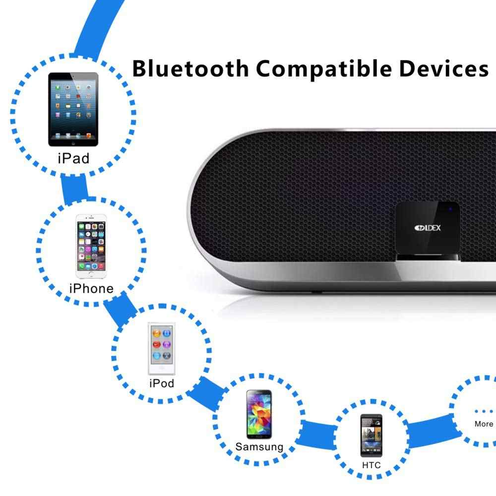 30-pin Bluetooth Adapter 4.1 A2DP Music Audio Receiver For Bos-e Sound i dock And 30Pin for Dock Speakers