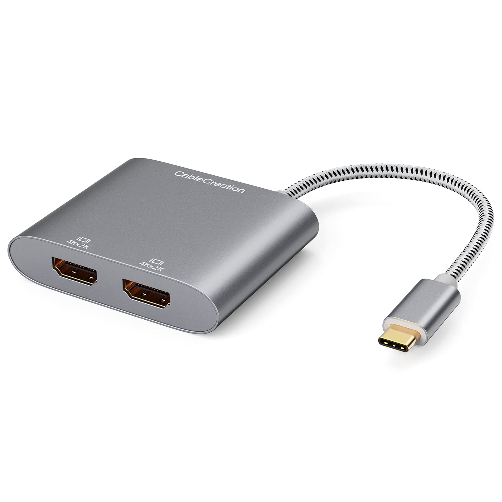 USB Type-C to Dual HDMI 4K Adapter – Dual Display Converter