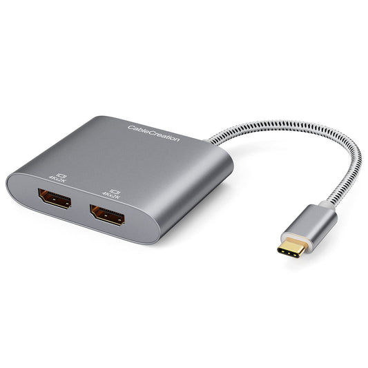USB Type-C to Dual HDMI 4K Adapter – Dual Display Converter