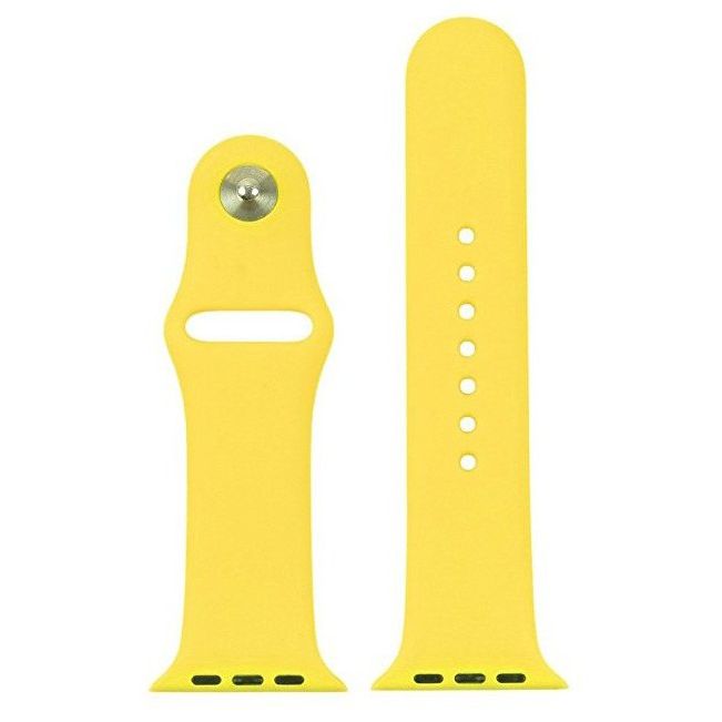 Natural milk yellow watch strap made with hi quality silicone with anti lost lock 38mm / 40mm / 41mm(with out watch)