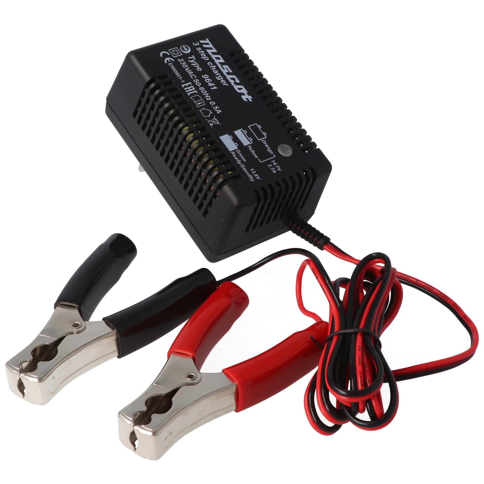 🔋 Lead Acid Battery Charger 6V – 2.7A | Mascot 9640 (Smart Series)  230V Input | Intelligent Charging | Automatic Shut-Off | High-Quality Lead Acid Battery Charger