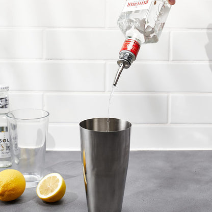 Universal Oil Bottle Cap – Free Flow Pourer Dispenser  Stainless Steel Precision Spout | Leak-Proof | Easy Pouring