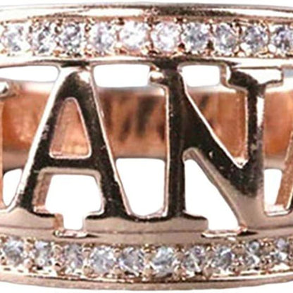 9size and 7size GOMYIE Exquisite Nana Ring Christmas Gift Birthday Present Ring