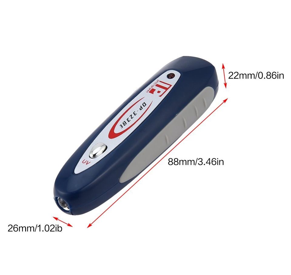 Money Detector, UV plus Light Magnetic Head Detector with anyard Portable Mini 2 In 1