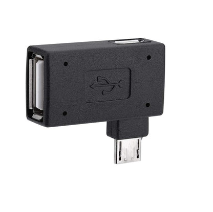 OTG Adapter 90° Right Angle Micro USB OTG Cable – TV xStream High-Speed USB Adapter for Firestick (2nd Gen, 3rd Gen, 4K), Android Smartphones, Tablets, Keyboards & Gaming Consoles