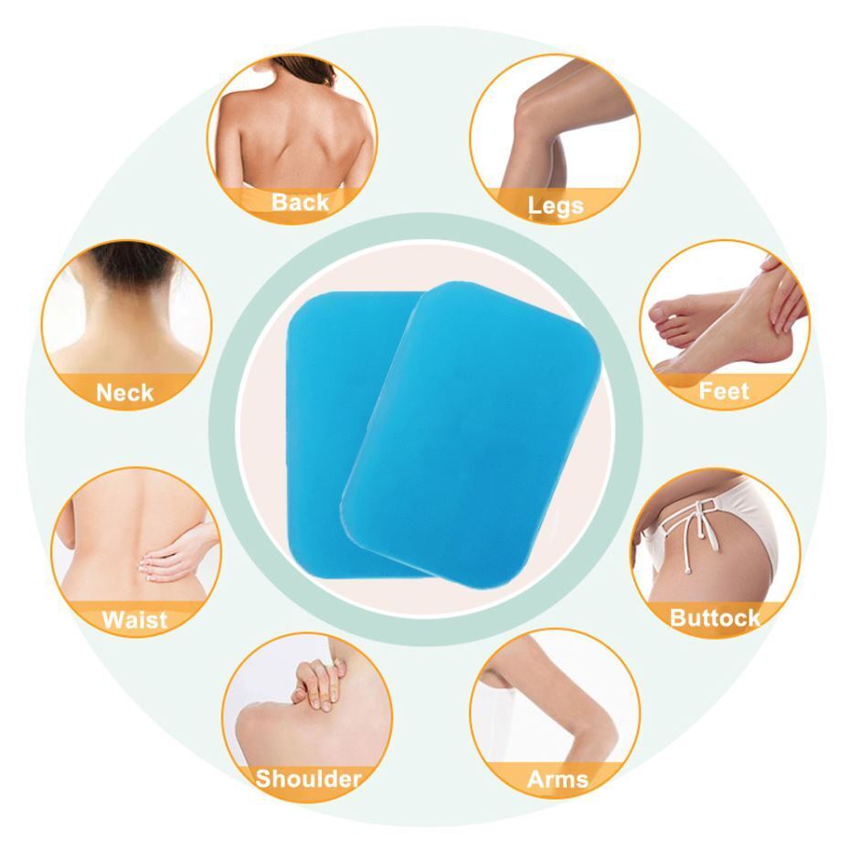 Replacement Gel Pads For EMS Trainer Gel Patch size 6cm  x 4.5cm