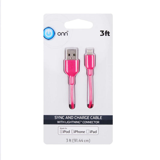 Branded Original Gold Plated 1 Meter Pink Fast Sync and Charge Cable Data and Charging 99.9% Copper World Premium Quality A One Product