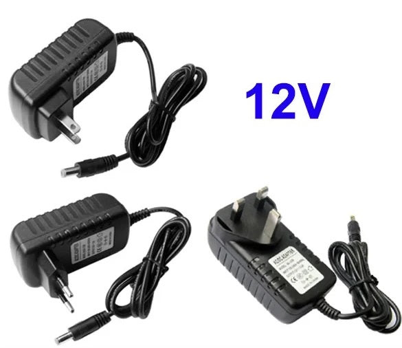 12V Adapter 1A | 1.5A | 2A | 2.5A | 3A | 3.5A | 4A | 5 Ampere Branded Power Supply High Quality Charger Stable Voltage Long Life AC/DC Stable 12V DC output — ideal for electronics, CCTV cameras, routers, LED strips, audio systems, and DIY projects.