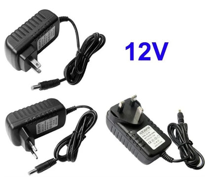 12V Adapter 1A | 1.5A | 2A | 2.5A | 3A | 3.5A | 4A | 5 Ampere Branded Power Supply High Quality Charger Stable Voltage Long Life AC/DC Stable 12V DC output — ideal for electronics, CCTV cameras, routers, LED strips, audio systems, and DIY projects.