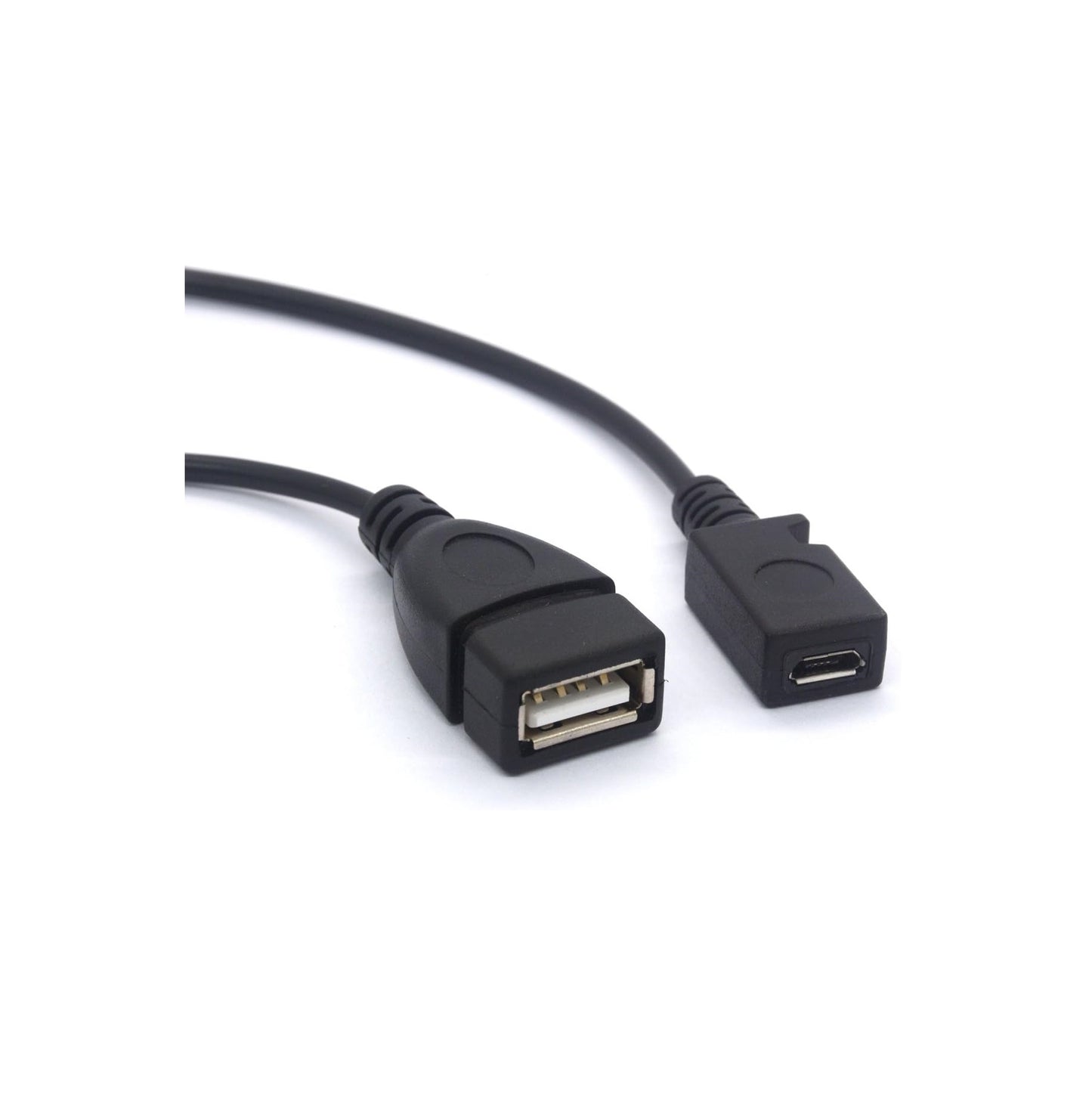 Micro USB OTG Y Cable – Micro USB Male to USB Female + Charging Port Adapter for Smartphones & Tablets