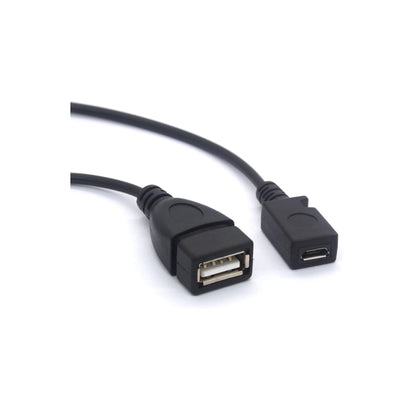 Micro USB OTG Y Cable – Micro USB Male to USB Female + Charging Port Adapter for Smartphones & Tablets
