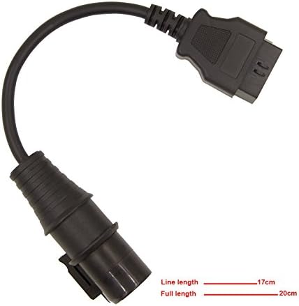 Compatible CDP+ TCS 30pin for IVECO to 16 pin Heavy Duty Extension Cable for IVECO Truck 30 Pin to 16Pin OBD2 OBDII Connector
