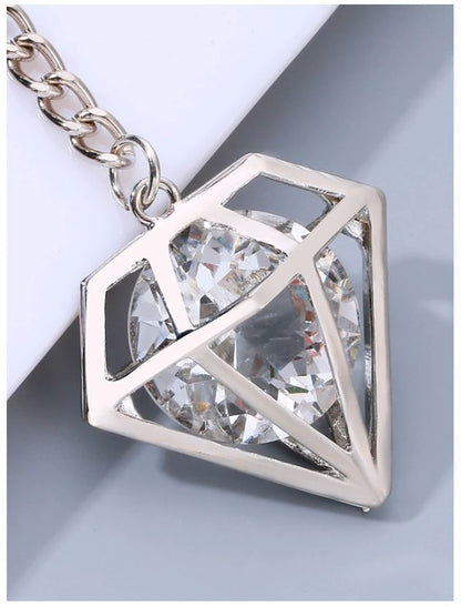 Metal Crown Diamond Keychain Perfect for keys, bags, backpacks, or as a gift for birthdays, anniversaries A One