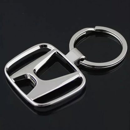 Premium 3D Stainless Steel Car Logo Keychain – High-Quality Metal Key Ring for Car Lovers, Mazda, Honda