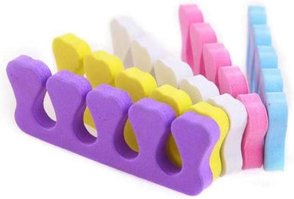 Toe Separators Finger Separators, 2 Pcs Soft Sponge Finger Toe Separator for Painting Nails, Toe Nail Separator, Toes Separators Pedicure, Salon Nail Art Pedicure Manicure Tool Beauty Tools